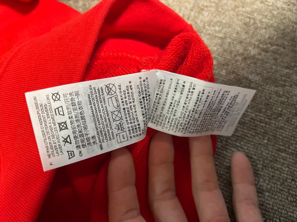 아디다스 삼선 빨강맨투맨 상품이미지8