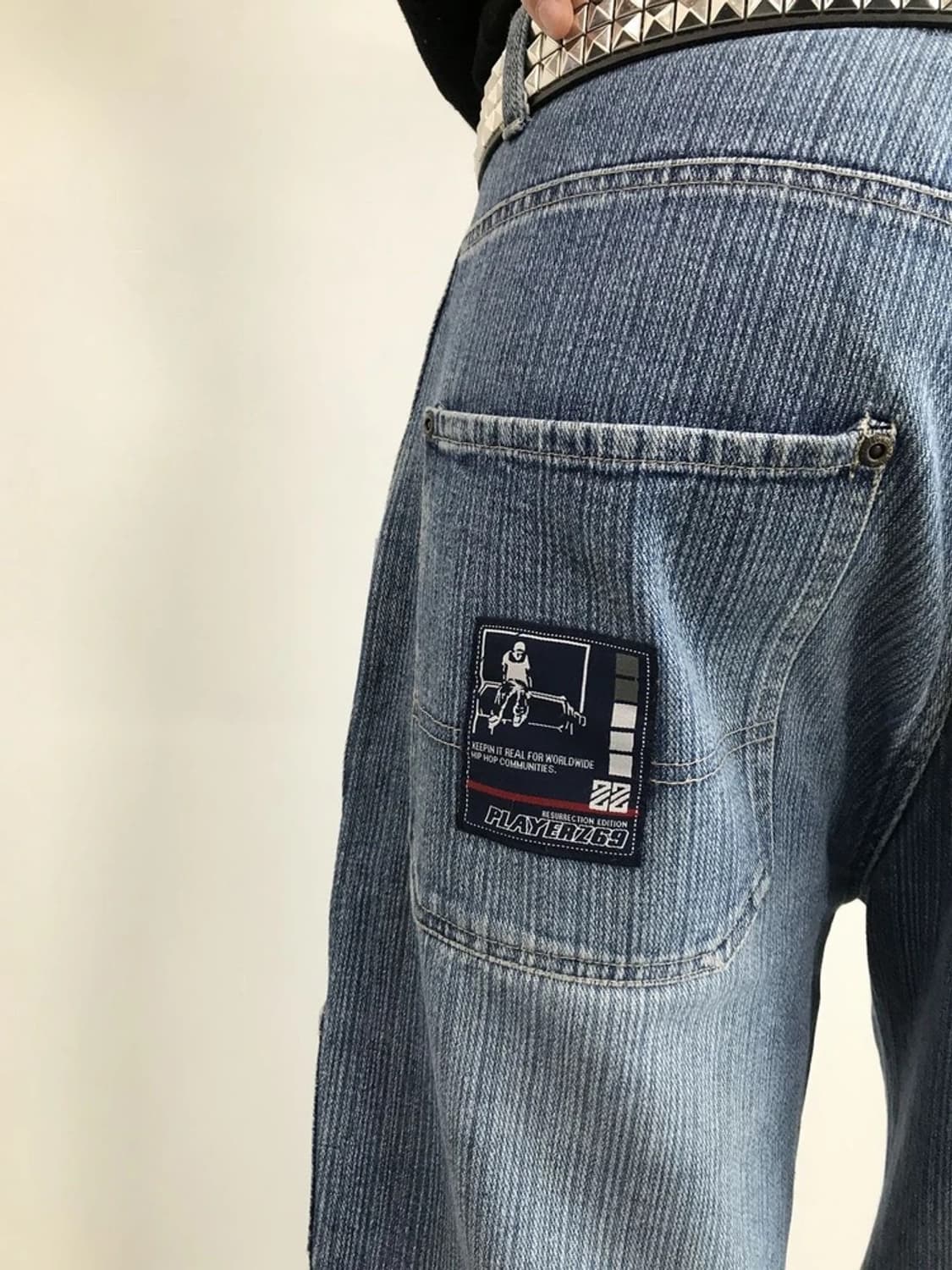 00's PLAYER69 Carpenter Denim Pants 상품이미지4