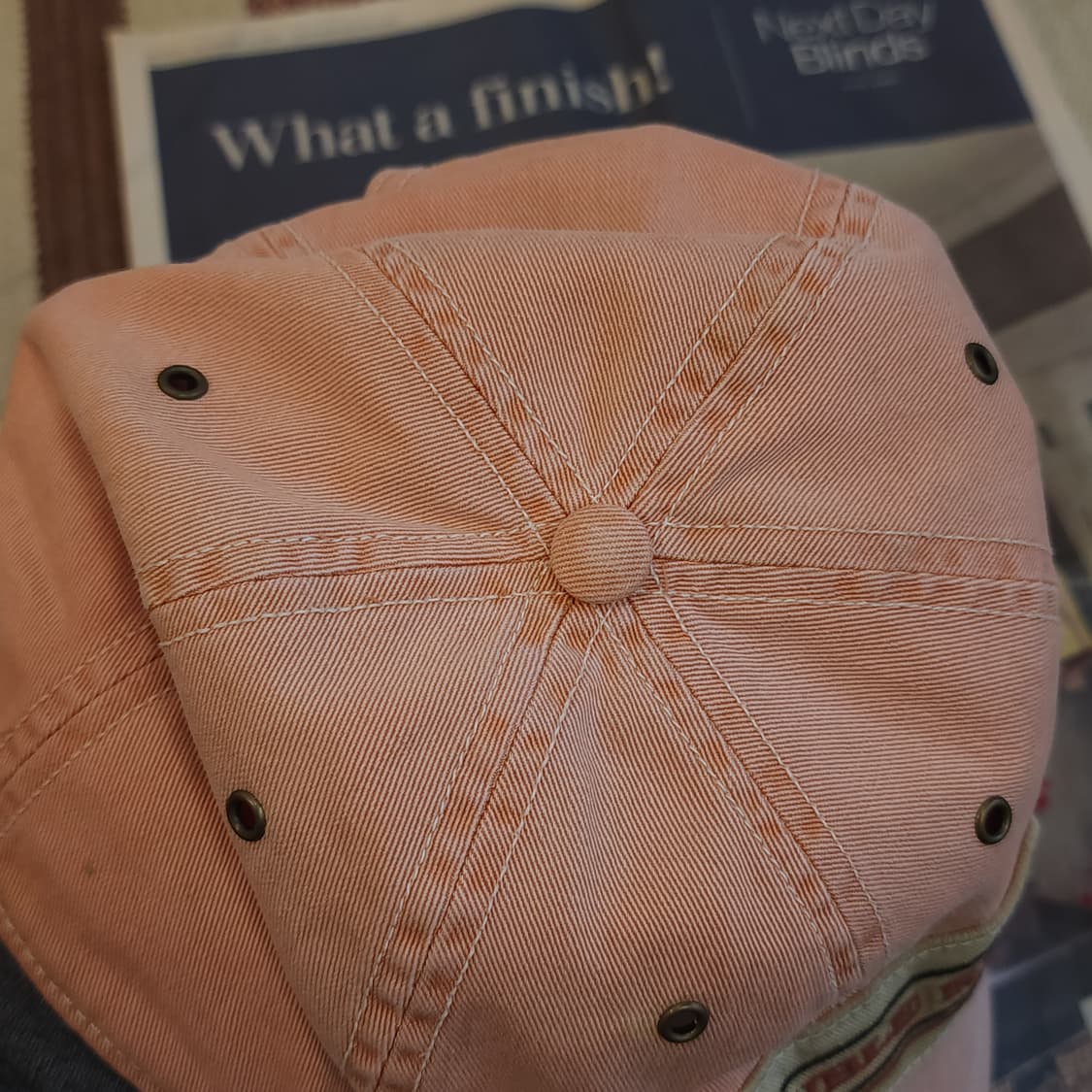 더블알엘 캡모자 트러커 캡모자 핑크 한정판 원형 F 상품이미지8