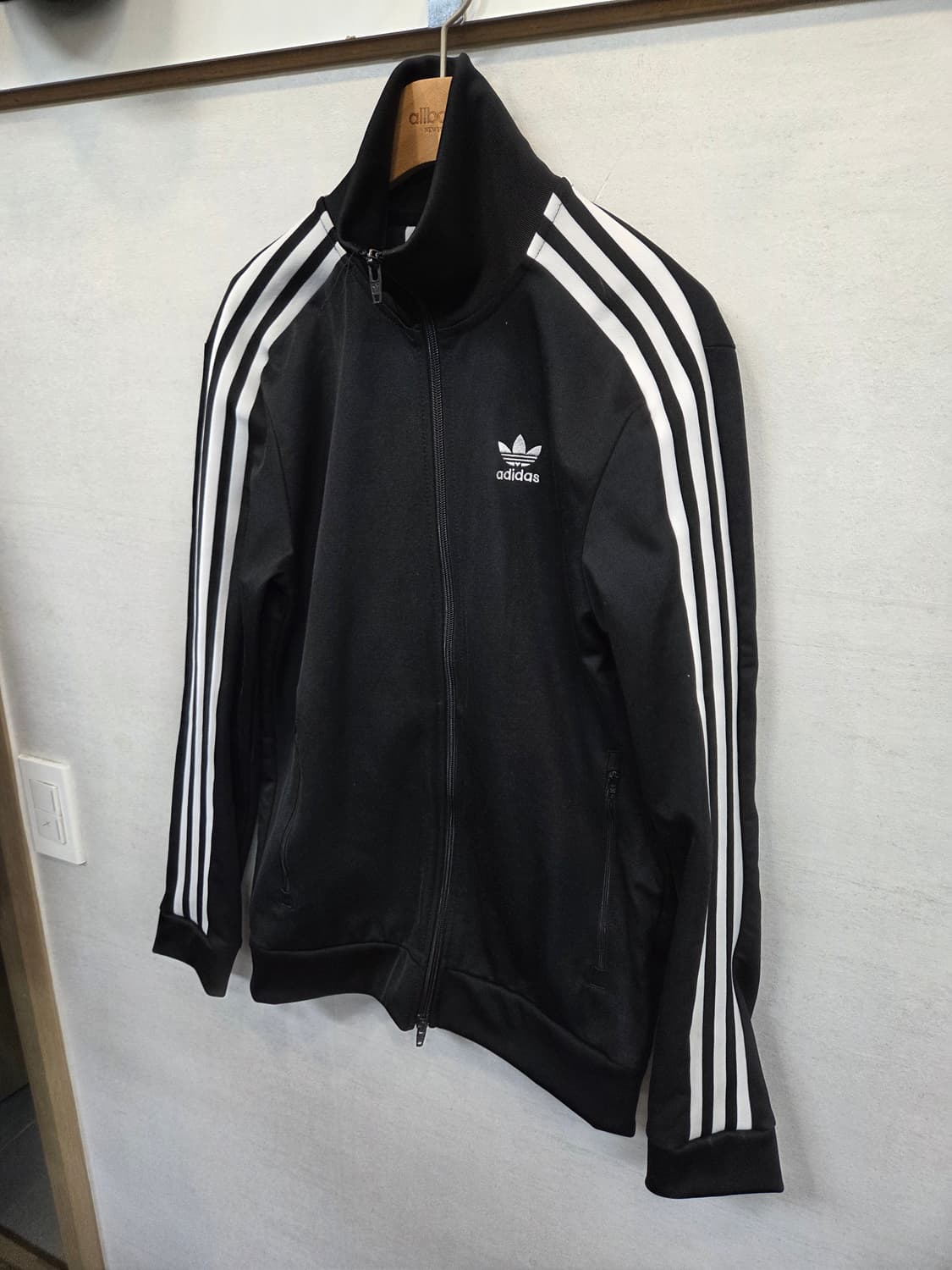 아디다스 베켄바우어 투웨이 트랙탑 져지 검흰 xs 상품이미지5