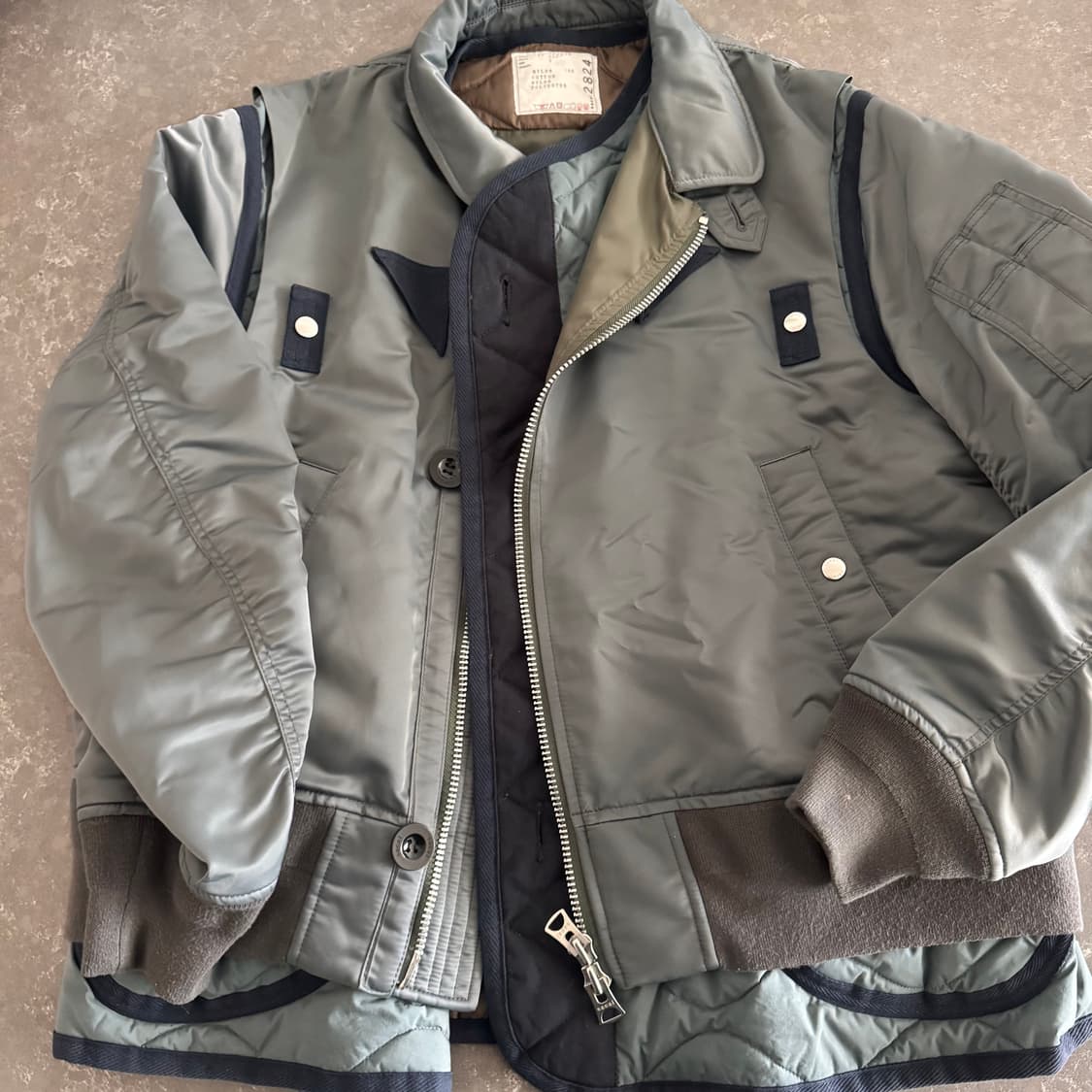 사카이 레이어드 봄버자켓 (2사이즈) 상품이미지3