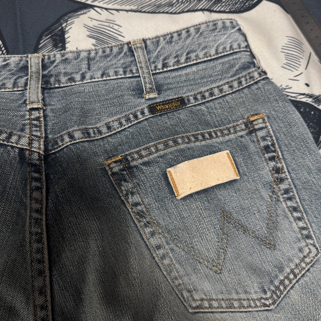 랭글러 데님팬츠 31사이즈 일자핏 상품이미지6