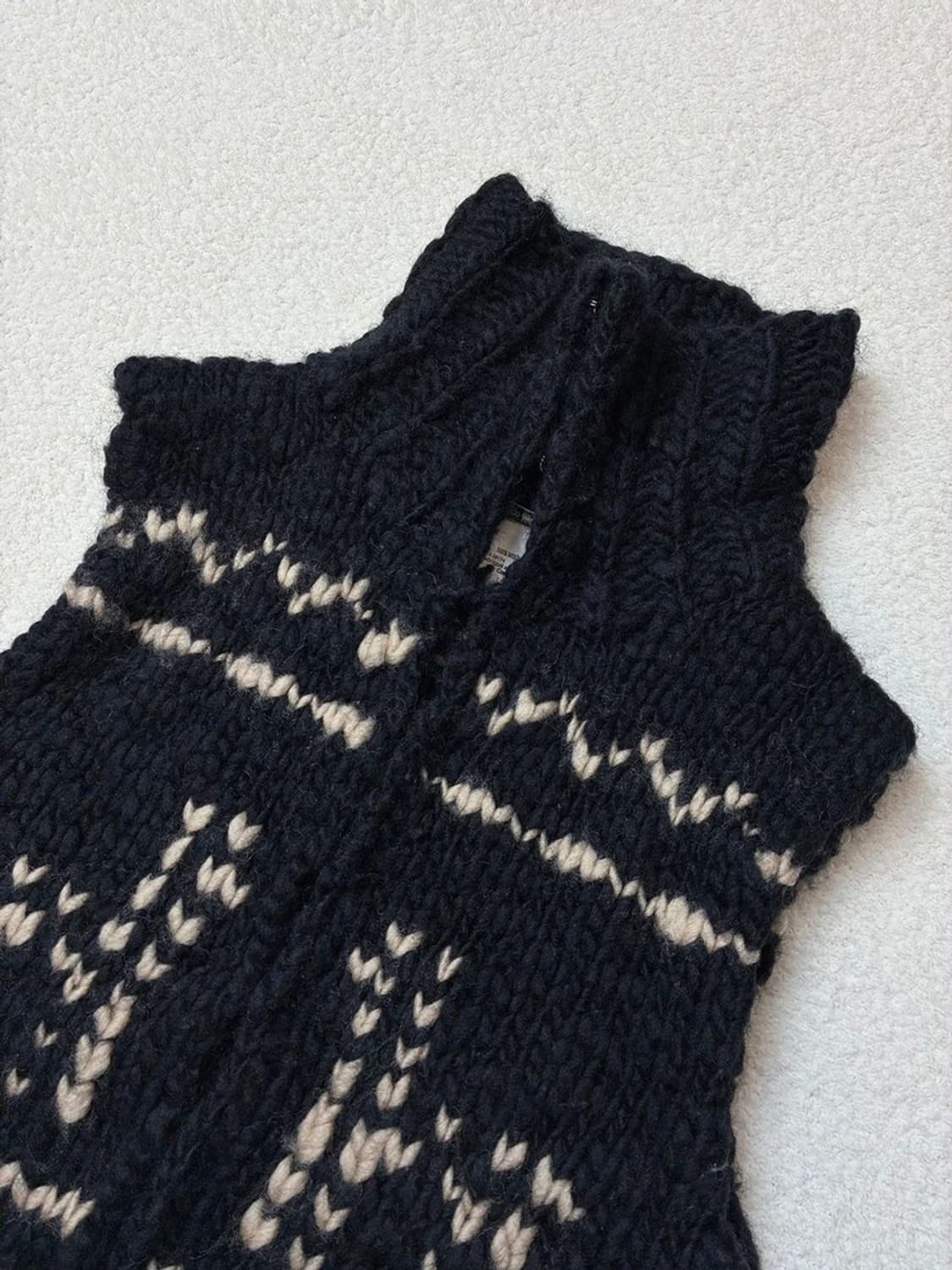 파라수코 00's 캐나다 헤비울 니트 조끼 PN5738    상품이미지2