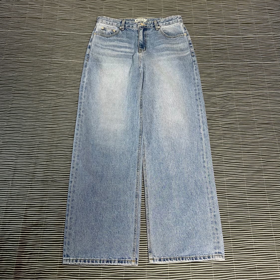 REPOS 리포스 와이드 데님 라이트블루 2 상품이미지1