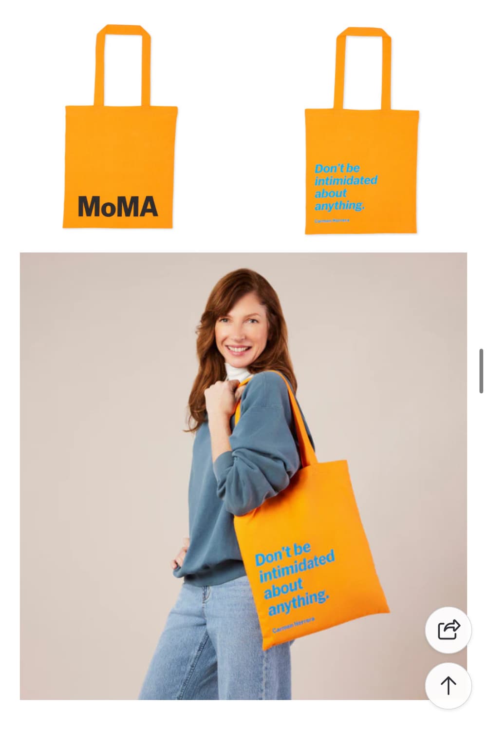 모마 MOMA 에코백 오렌지 상품이미지1