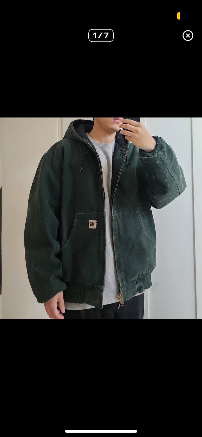 칼하트 빈티지 j130 스프루스 그린 상품이미지1