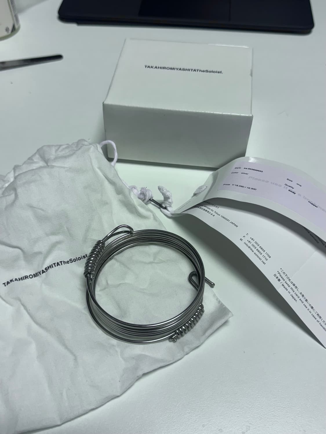 [OS] 솔로이스트 AW23 angel hair bracelet 상품이미지1