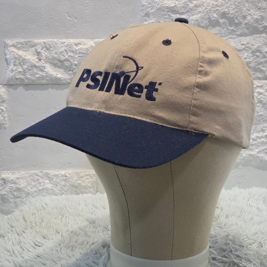 p5-9:PSINet 베이지 네이비 볼캡(56-59 상품이미지3