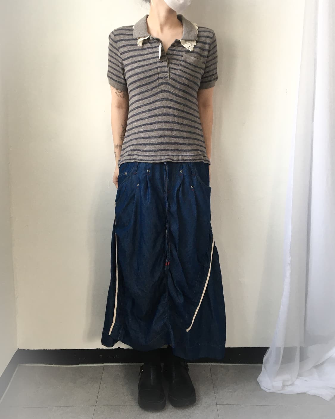 Knit top layered onepiece 상품이미지7