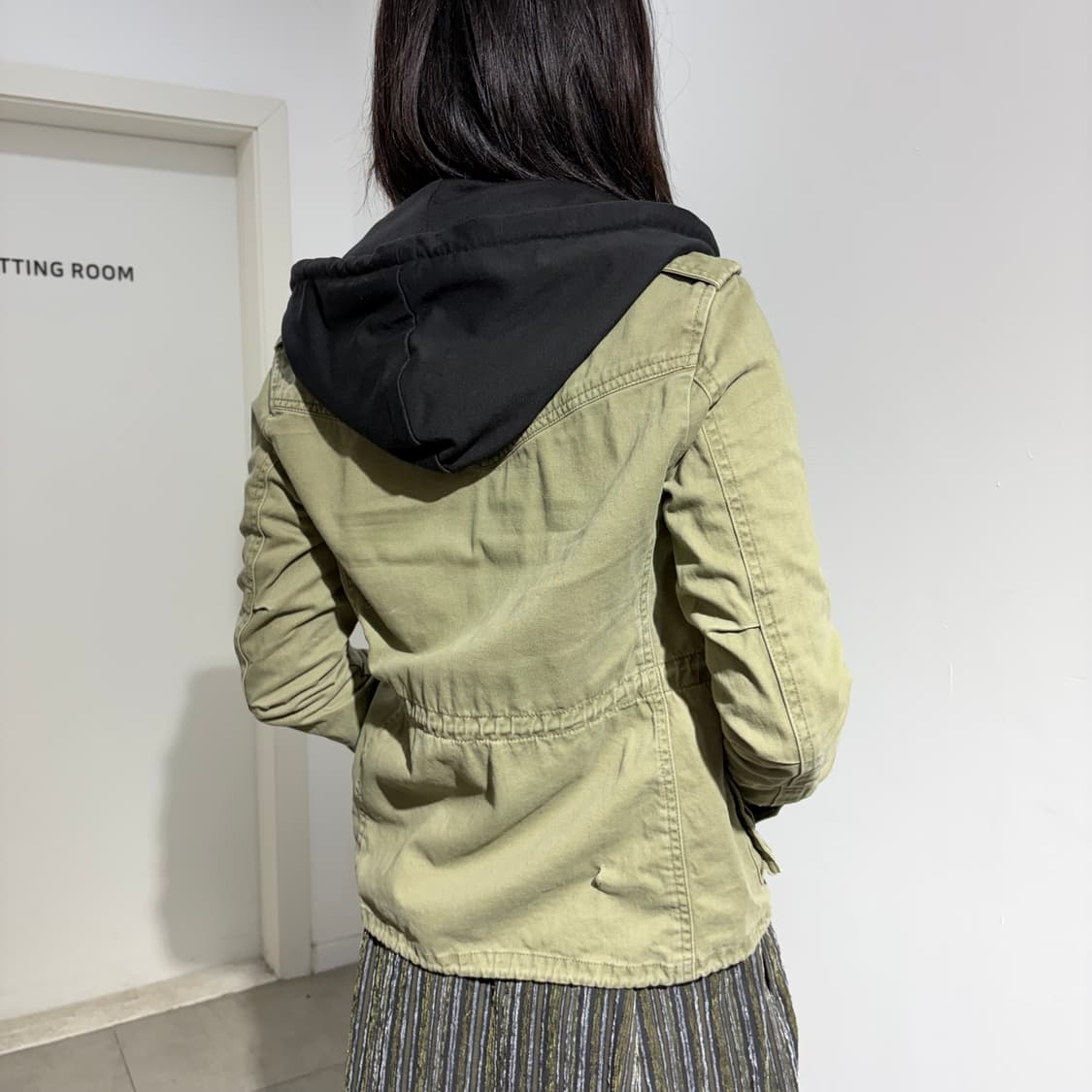 Cecil McBee y2k 레이어드 워크 자켓 상품이미지4