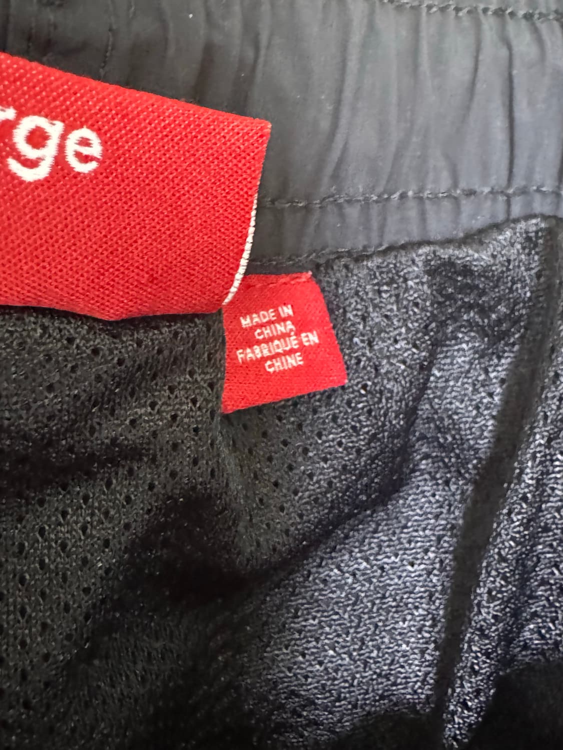 슈프림 로고 파이핑 트랙 팬츠 블랙 23fw XL 상품이미지4