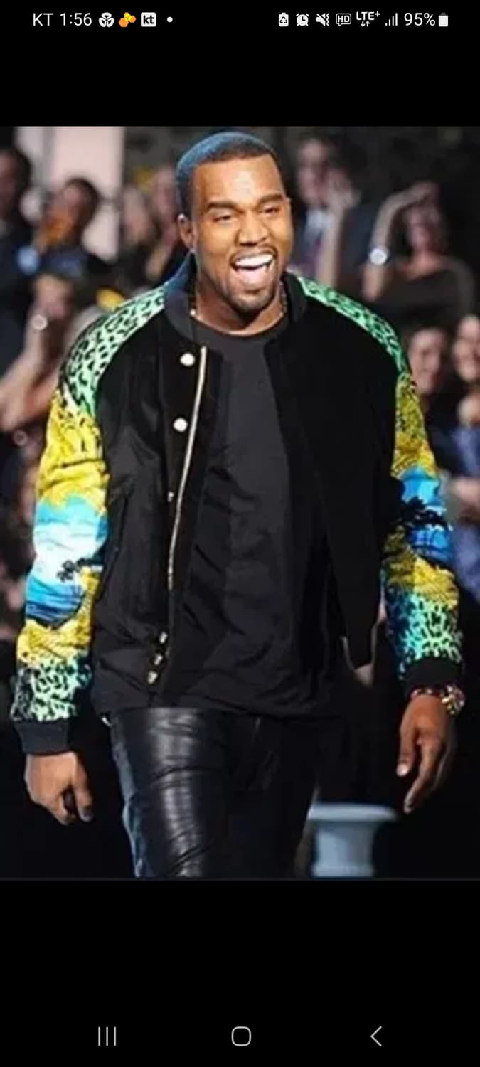 h&m 베르사체 콜라보 칸예 바시티 xl 상품이미지1