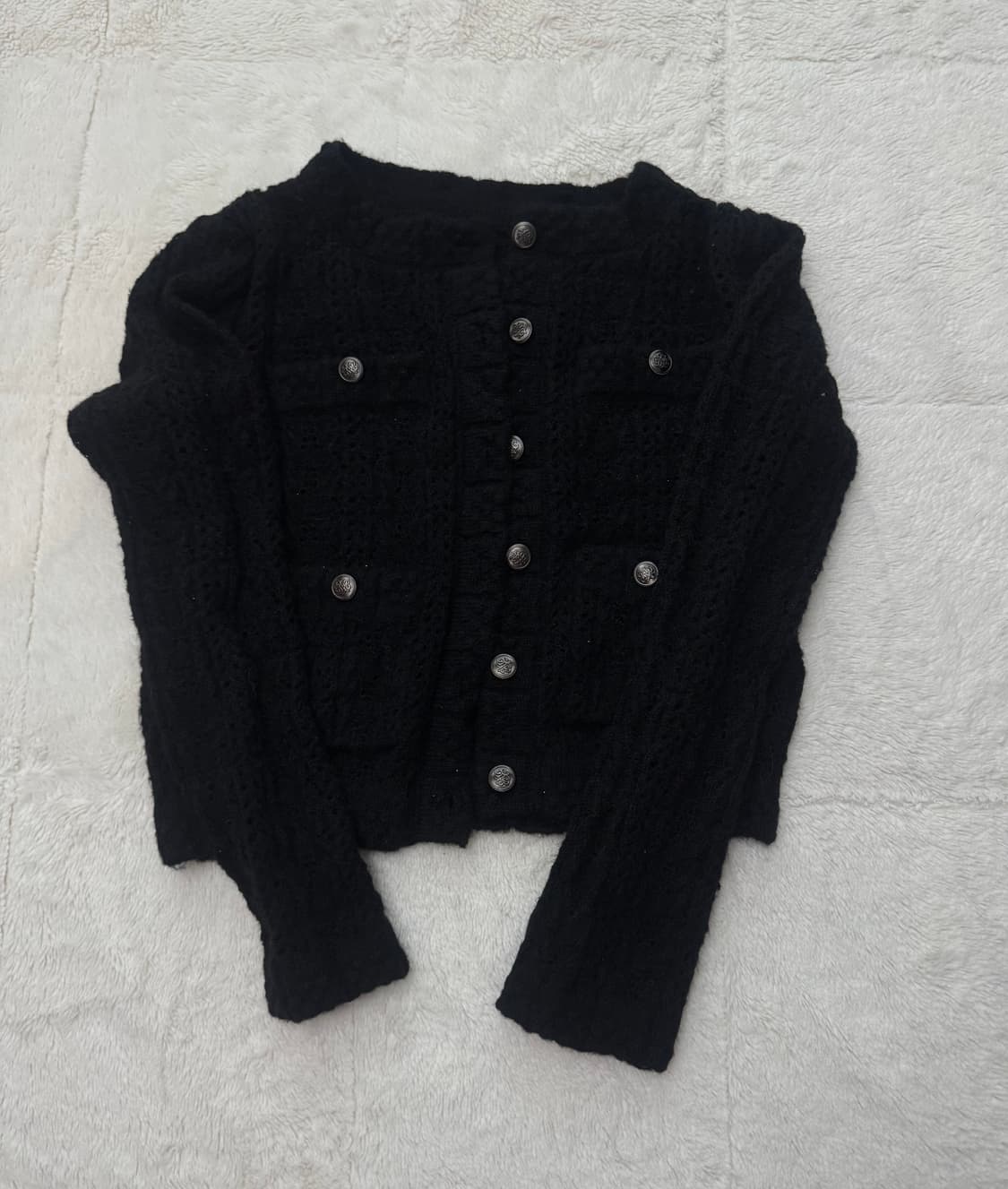 카인다미 트위드 가디건 자켓 상품이미지4