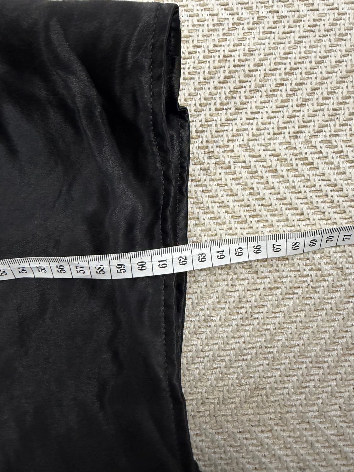 매장판정품) 구찌 블랙 라이더 가죽 자켓 실크느낌 46 상품이미지10