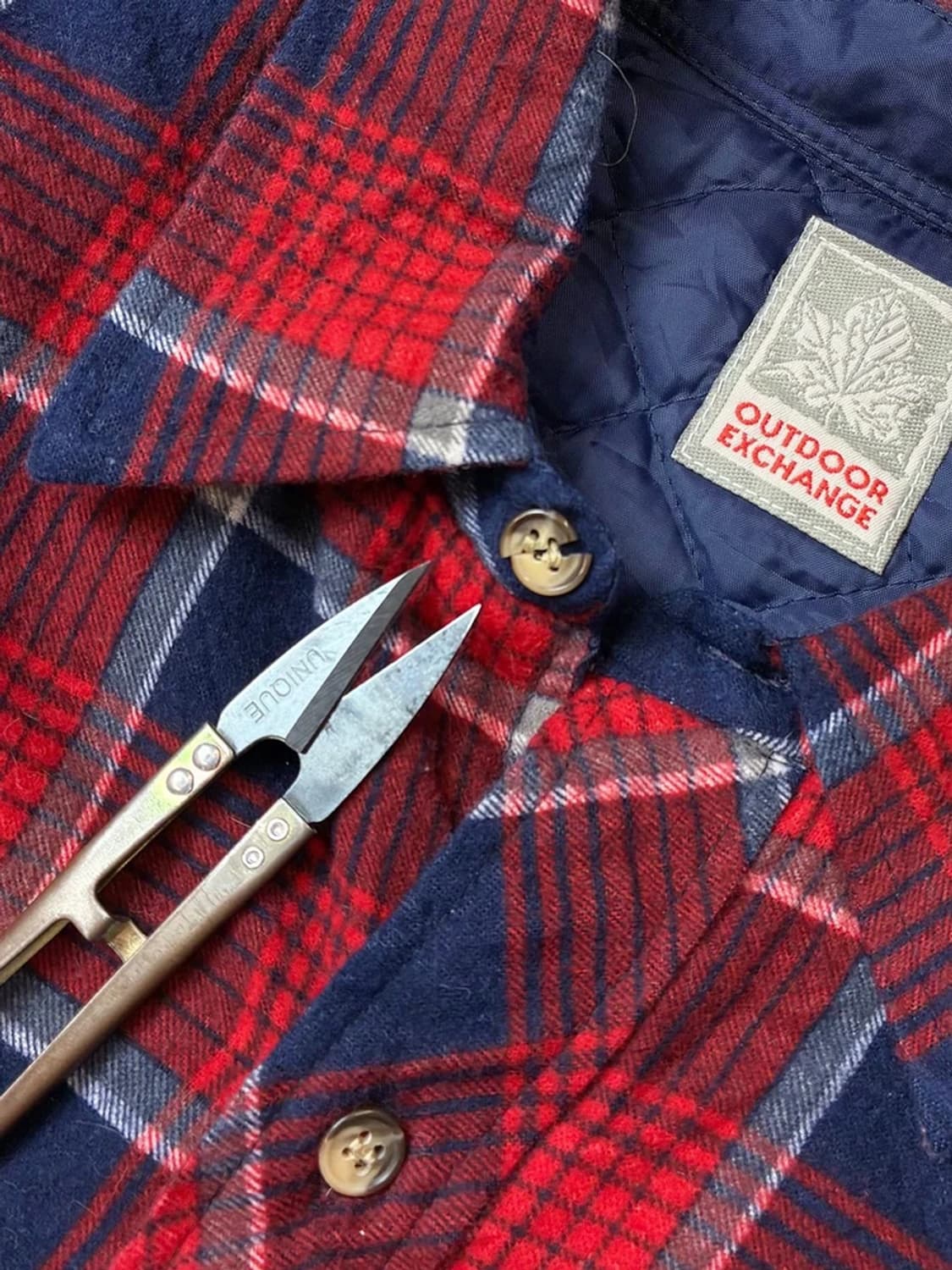 OUTDOOR EXCHANGE 80s 퀼팅 플란넬 누빔 자켓 PN5245 상품이미지4