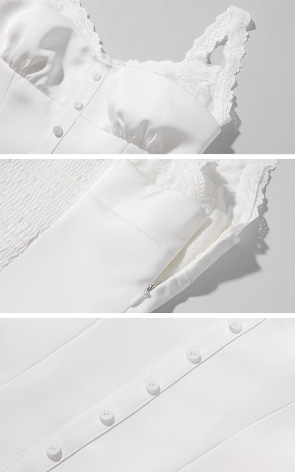  Lace-Trim Top & Ruffle Mini Skirt Set  상품이미지3