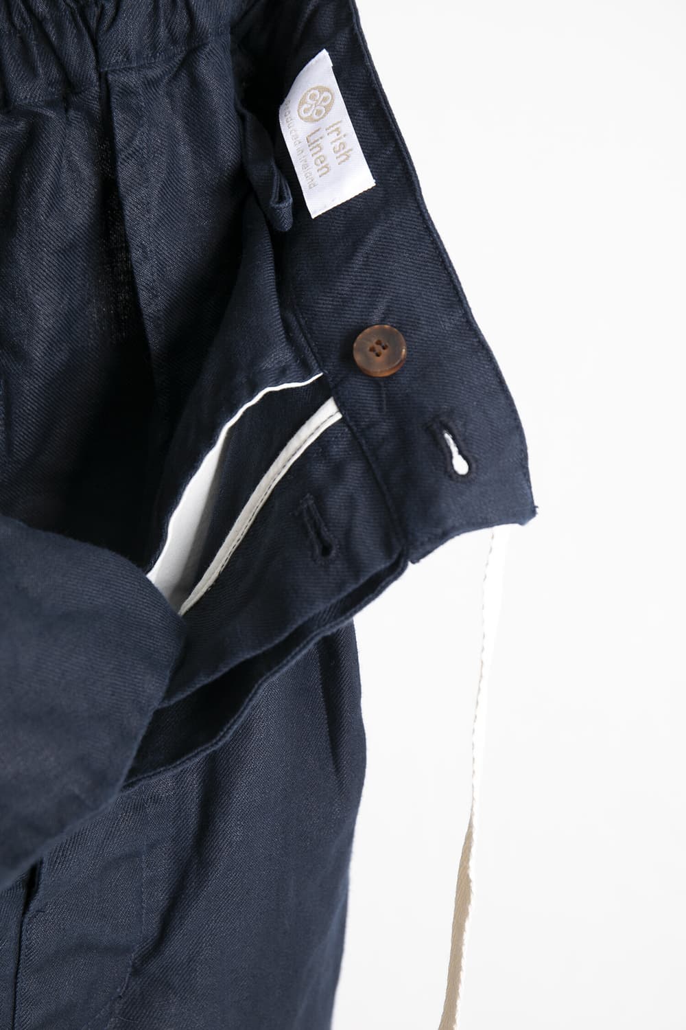 [L] 도큐먼트 린넨 페인터 팬츠 네이비 document 상품이미지3