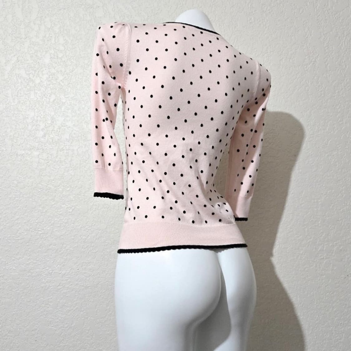 [제시] 잉그니 로걀 핑크 도트 니트 탑 대대장 희귀매물 유일매물 상품이미지5