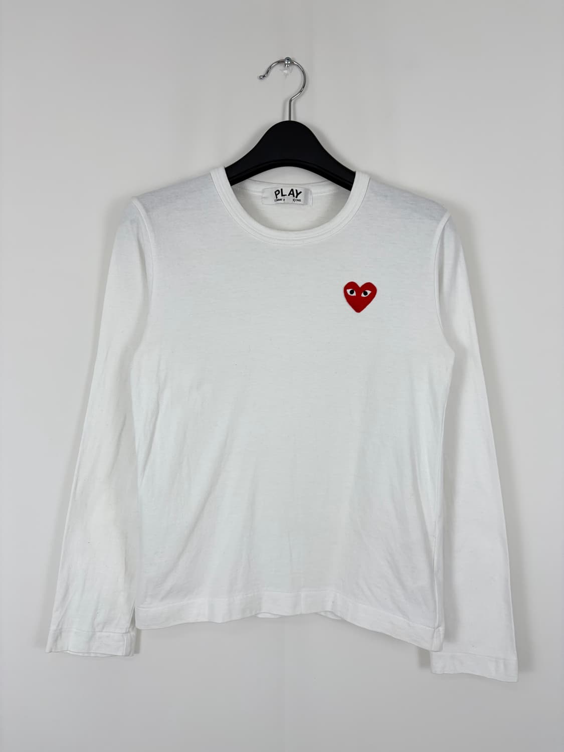 a172) 꼼데가르송 플레이 레드와펜 롱슬리브 상품이미지1