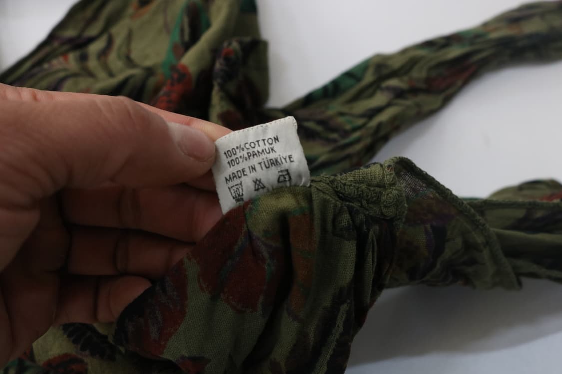 Tola Tola 톨라톨라 빈티지 에스닉 패턴 홀터넥 코튼 탑 상품이미지8