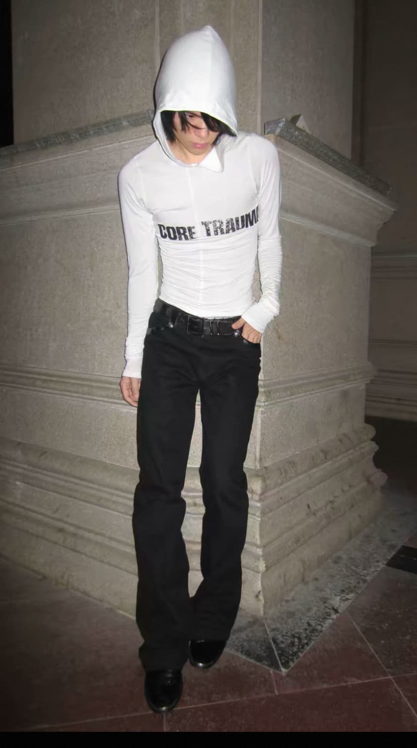 Black Buckle Detail Flared Pants 상품이미지5