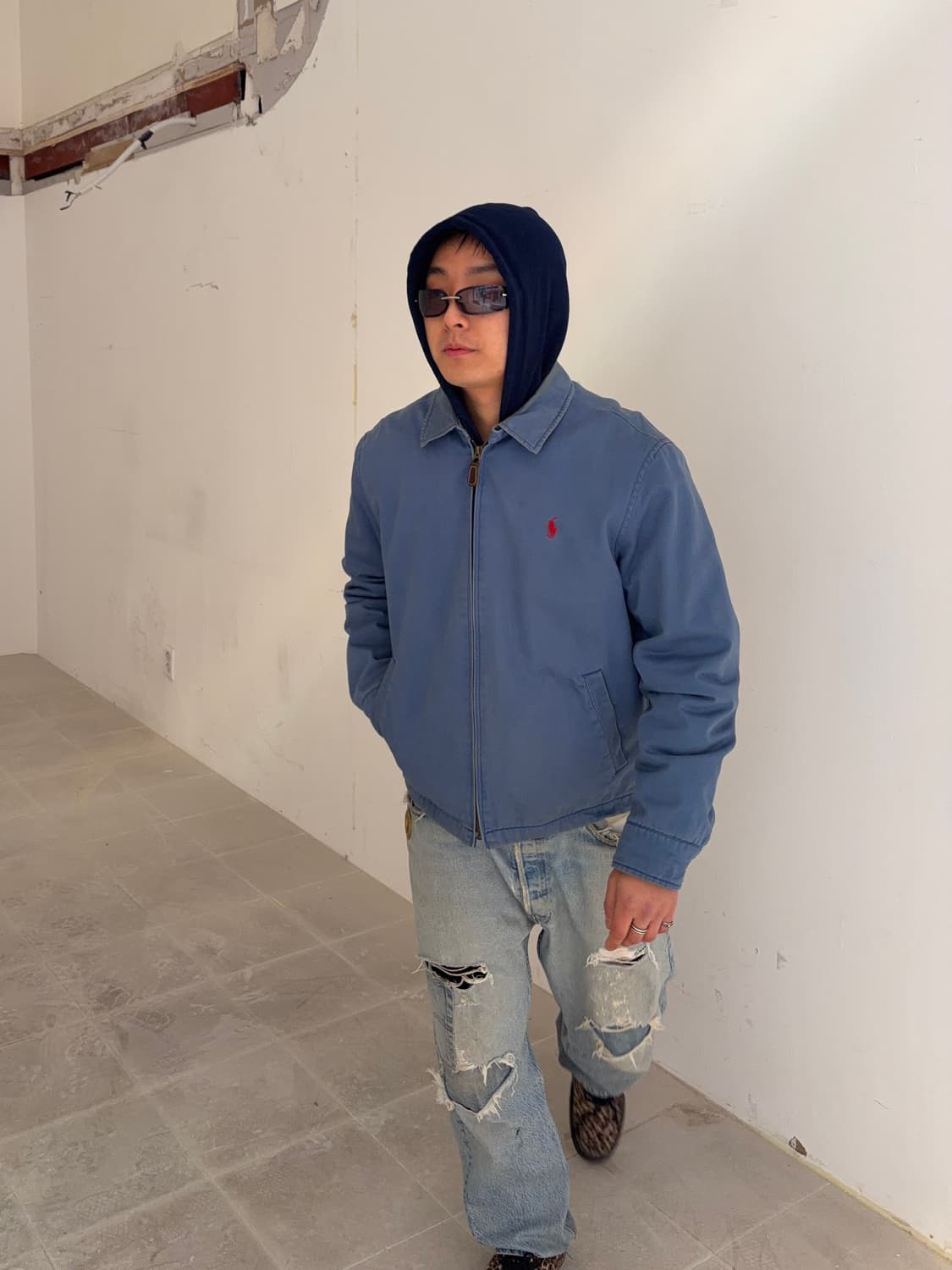 90‘s Polo Ralph Lauren Harrington twill  상품이미지1