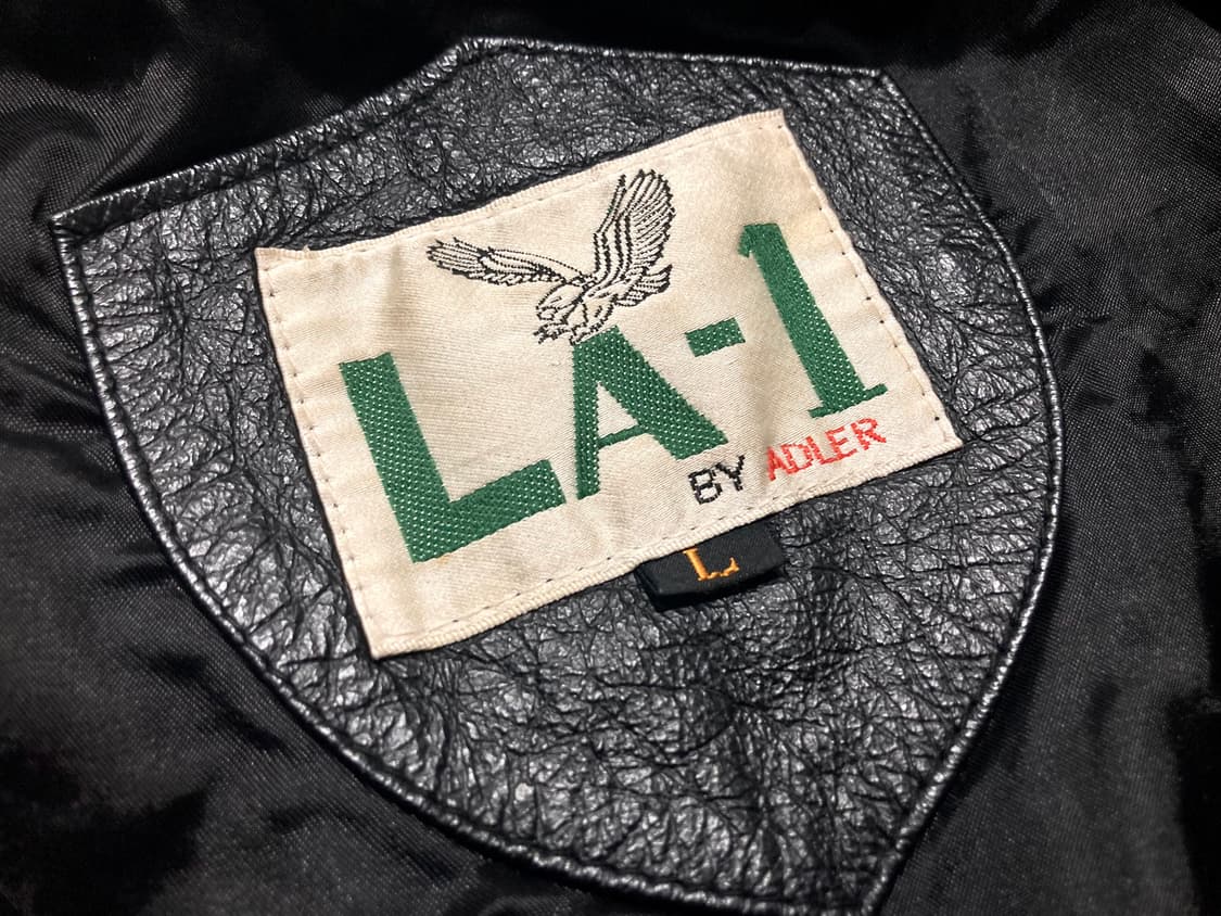 90s 아들러 나바호 리얼 레더 봄버 가죽 자켓 105-110 상품이미지4