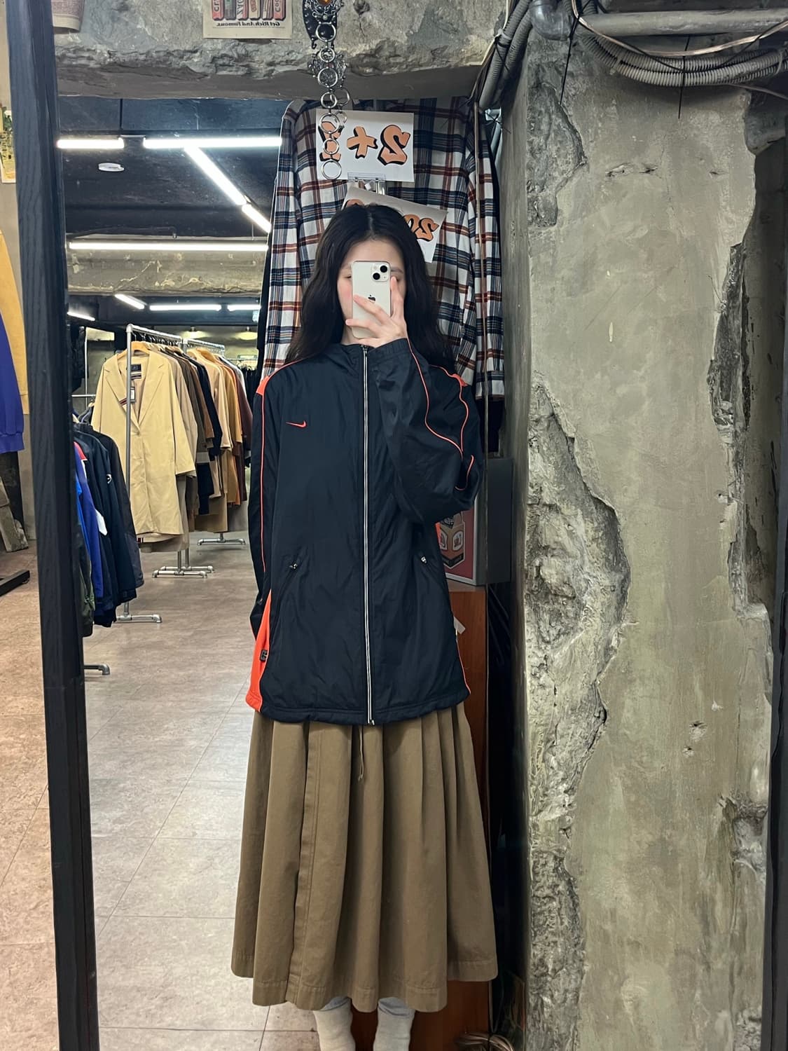 나이키 사이드 라인 바람막이 블랙 L #csz3430 상품이미지2