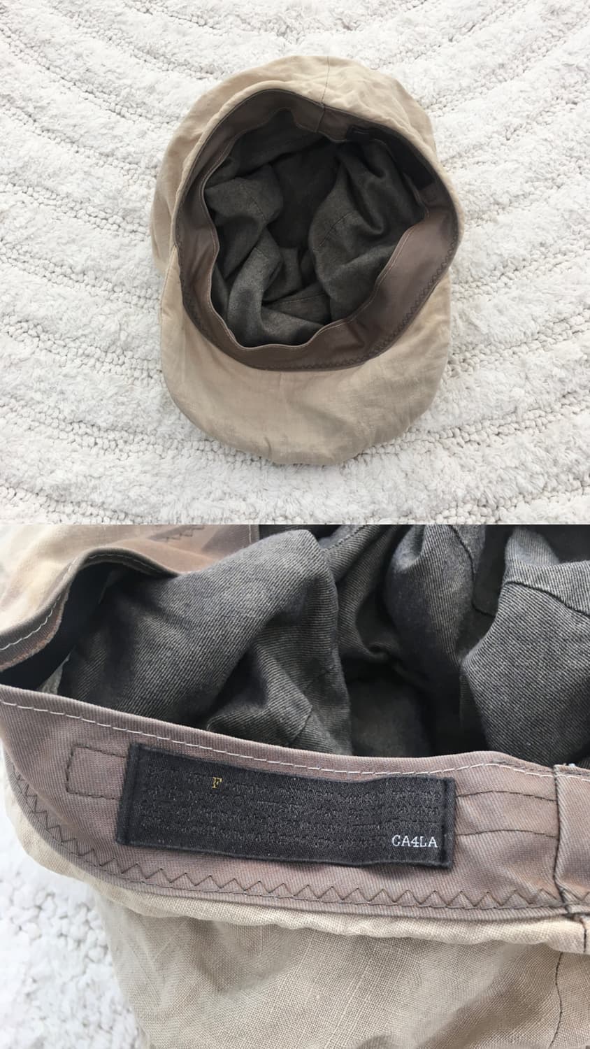 Ca4la 카시라 와이어 드레이프 캡 상품이미지4