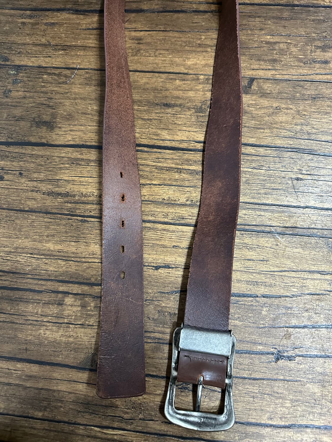 REIZ JEANS Genuine Leather 빈티지 가죽 벨트 상품이미지6