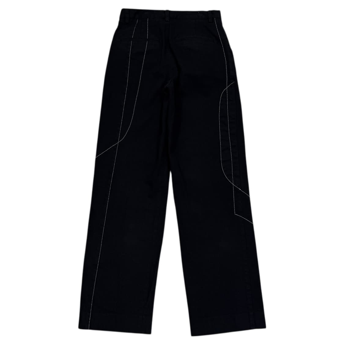 STU 에스티유 코튼 블랙 팬츠 바지 S 상품이미지3