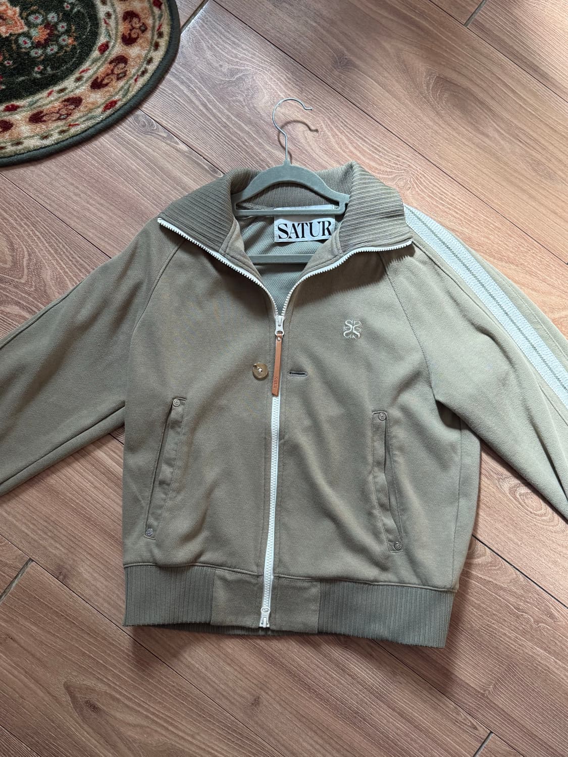 로턴 올 데이 트랙 집업 자켓 머드 카키 상품이미지4