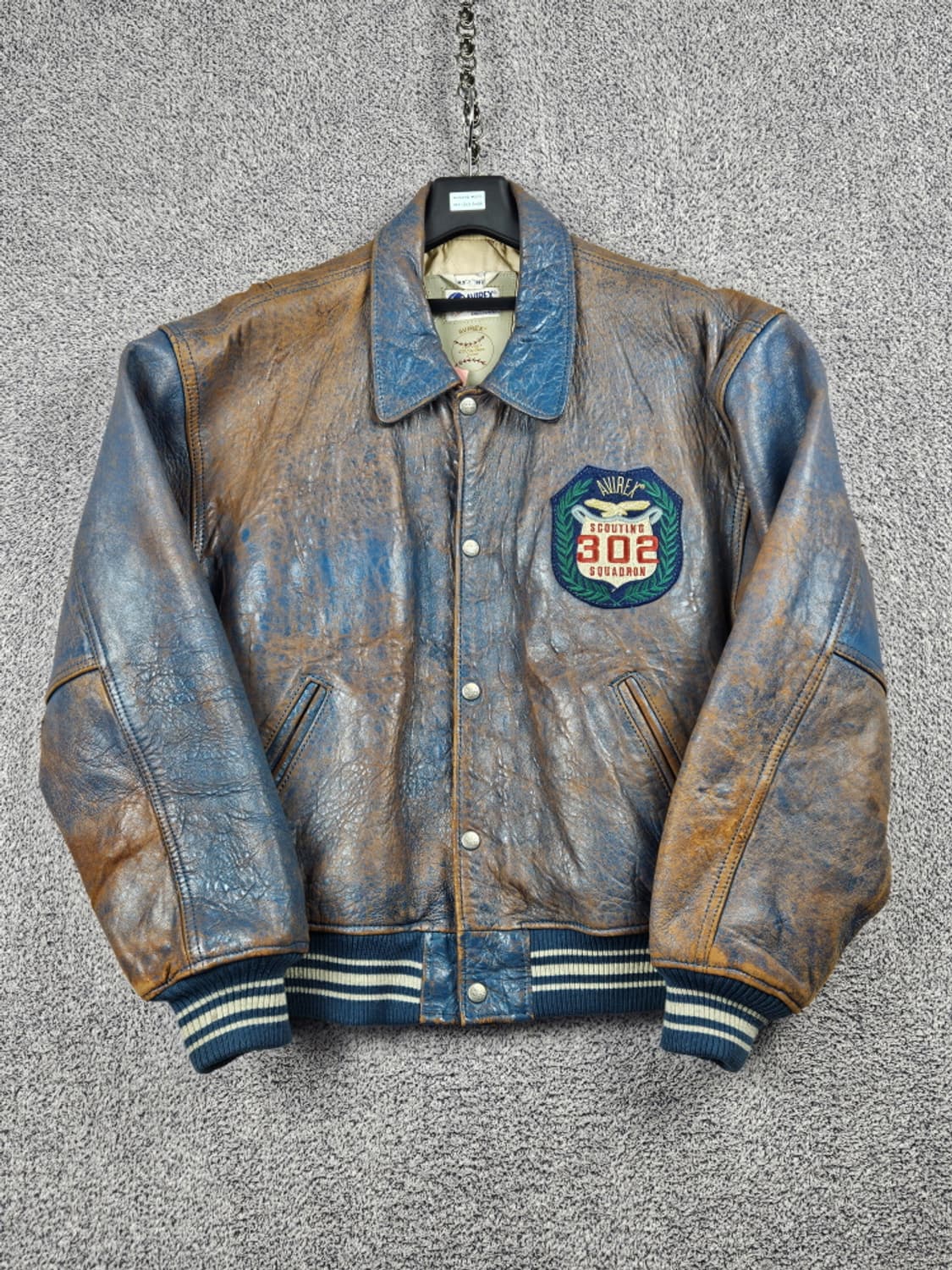 아비렉스 모호크스 내셔널 플레이오프 가죽자켓 ( M ) / 10000 상품이미지3