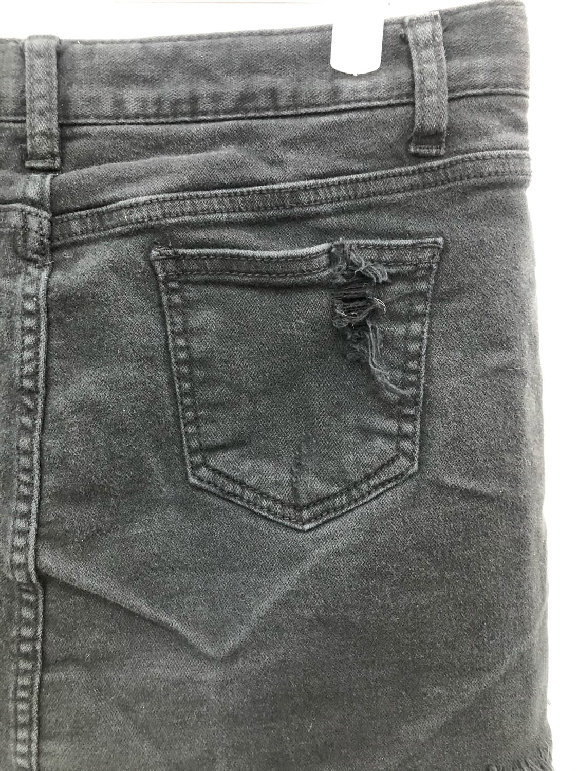 black damage detail mini skirt 상품이미지4