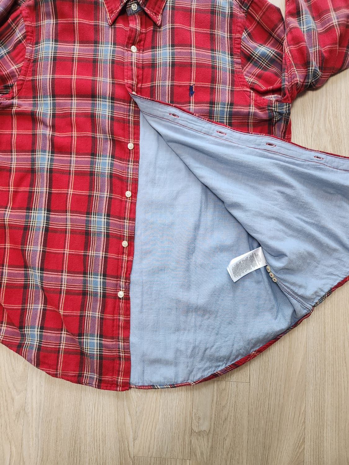 폴로랄프로렌 체크셔츠 (L 상품이미지5