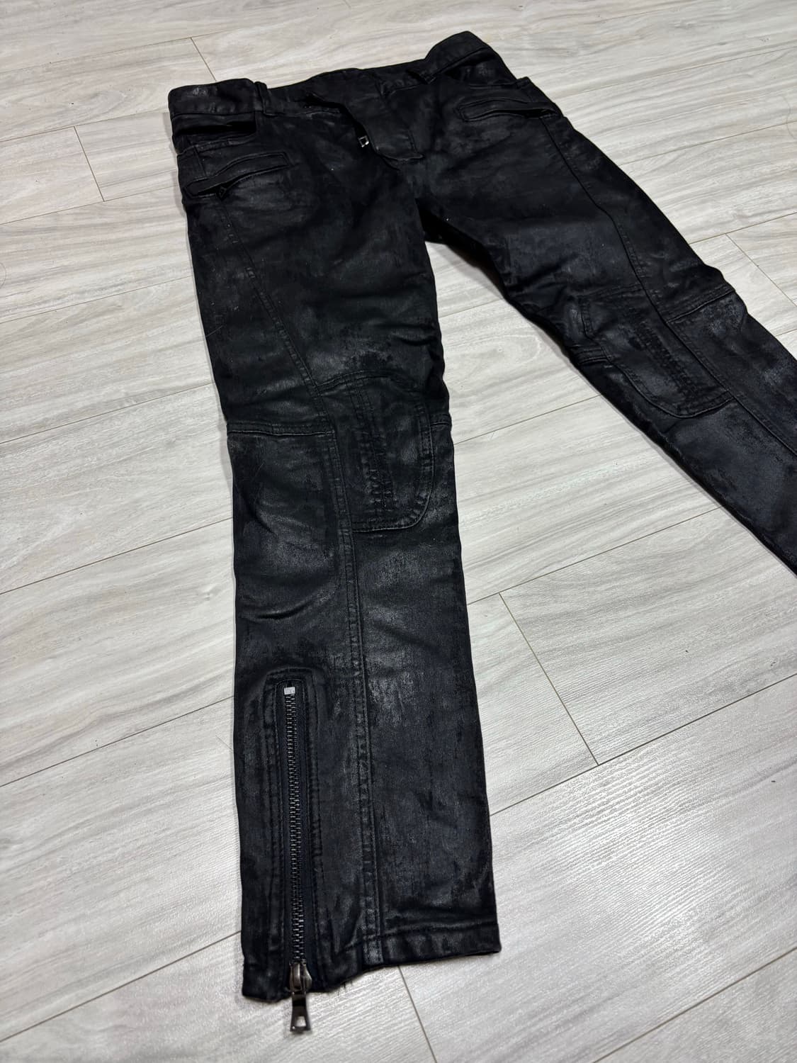 BALMAIN 블랙 데님 팬츠 상품이미지2