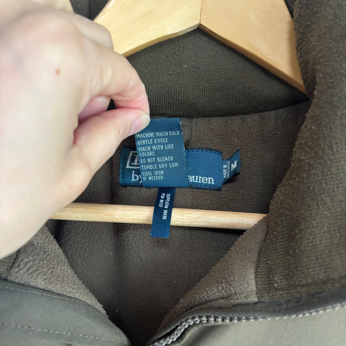 폴로 랄프로렌 페리 누빔 자켓 카키 상품이미지3