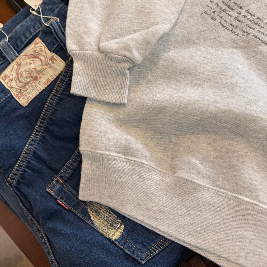 1989 늑대 동물 그래픽 스웻셔츠 상품이미지2