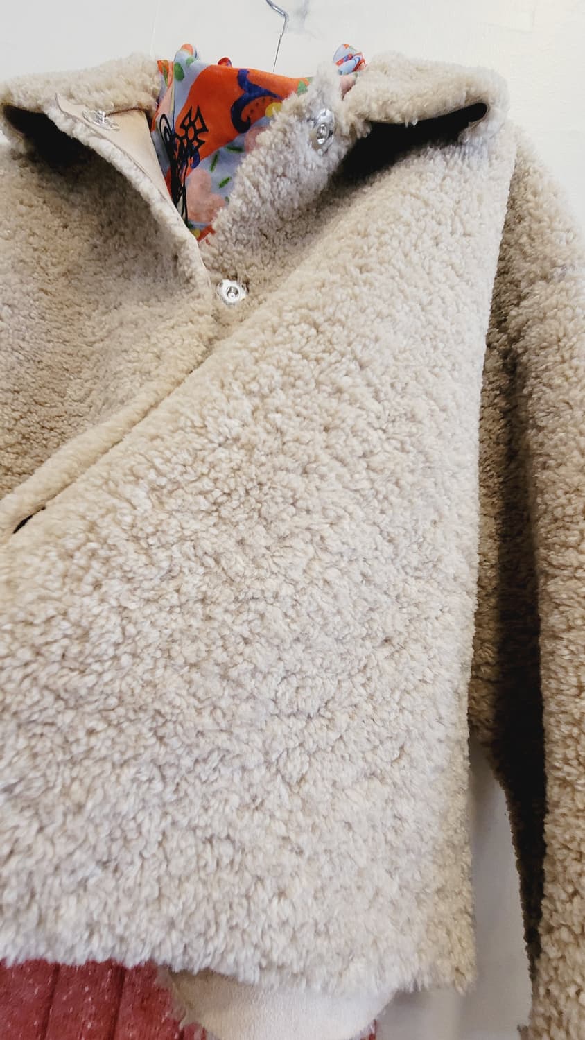 뽀글이 양털 무스탕  자켓.mcsister 니트스커트 상품이미지3