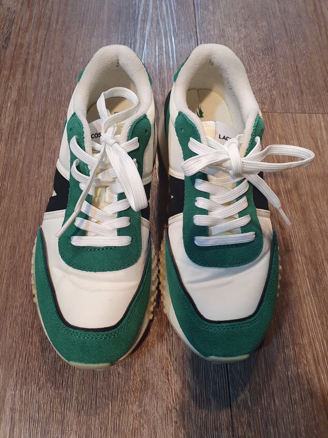 라코스테 스니커즈 그린/화이트 상품이미지2