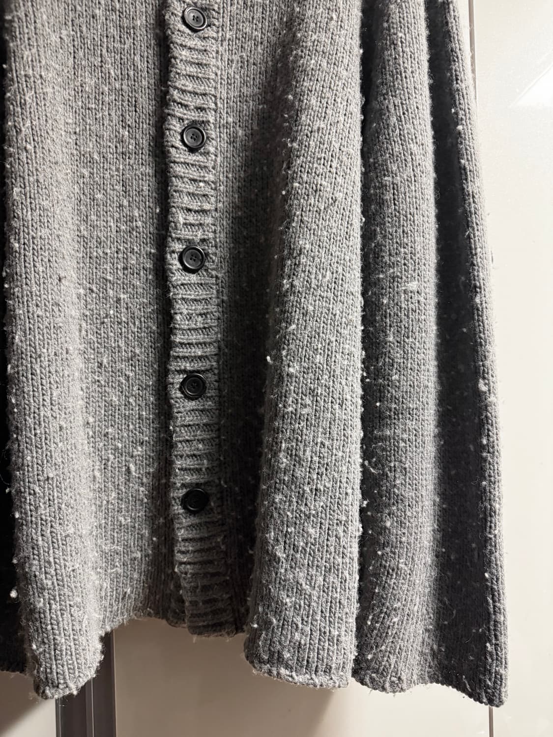 아워레가시 빅피케 가디건 그레이 50 상품이미지4