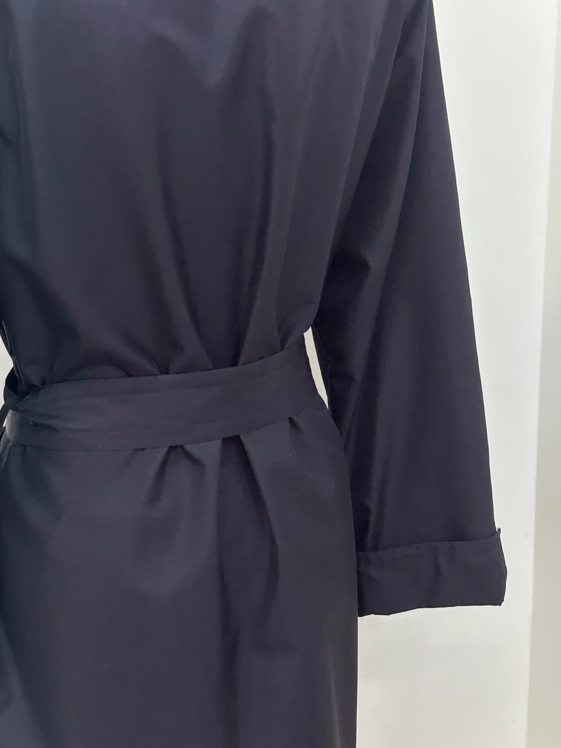 꾸레쥬 실크 더블 트렌치 상품이미지5