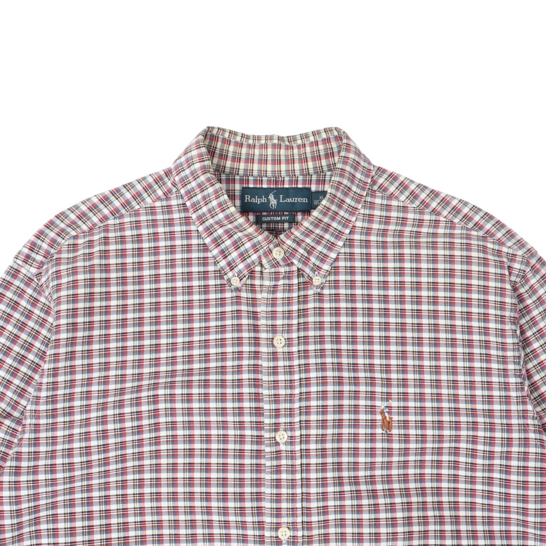 폴로 랄프로렌 옥스포드 레드 멀티체크 셔츠 상품이미지2