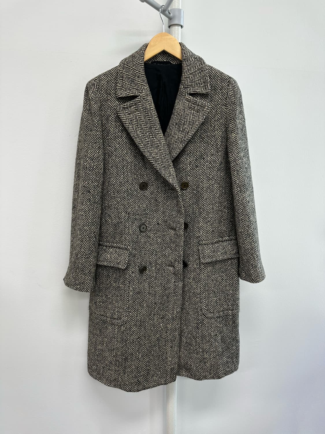 마가렛호웰 헤링본 더블 코트 상품이미지3