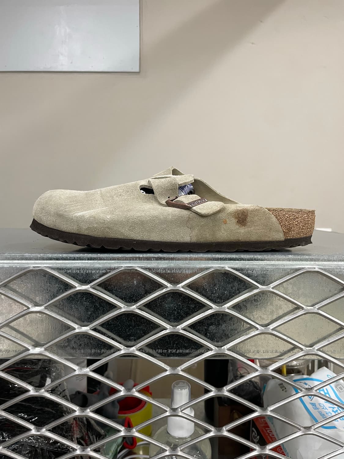 버켄스탁 보스턴 스웨이드 슬리퍼 280 상품이미지1