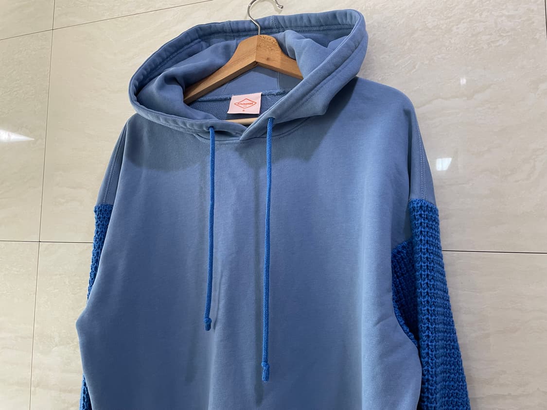 제너럴아이디어 / 니트 믹스 후드티, 남성 티셔츠 / L(105) 상품이미지3