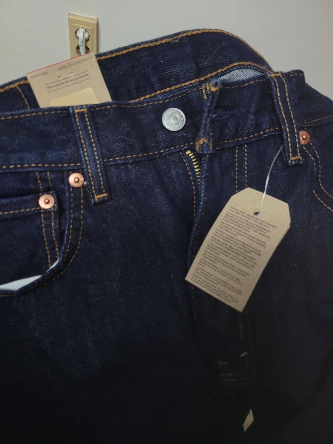 (새상품)리바이스550 진청 인디고 데님(34사이즈) 상품이미지2