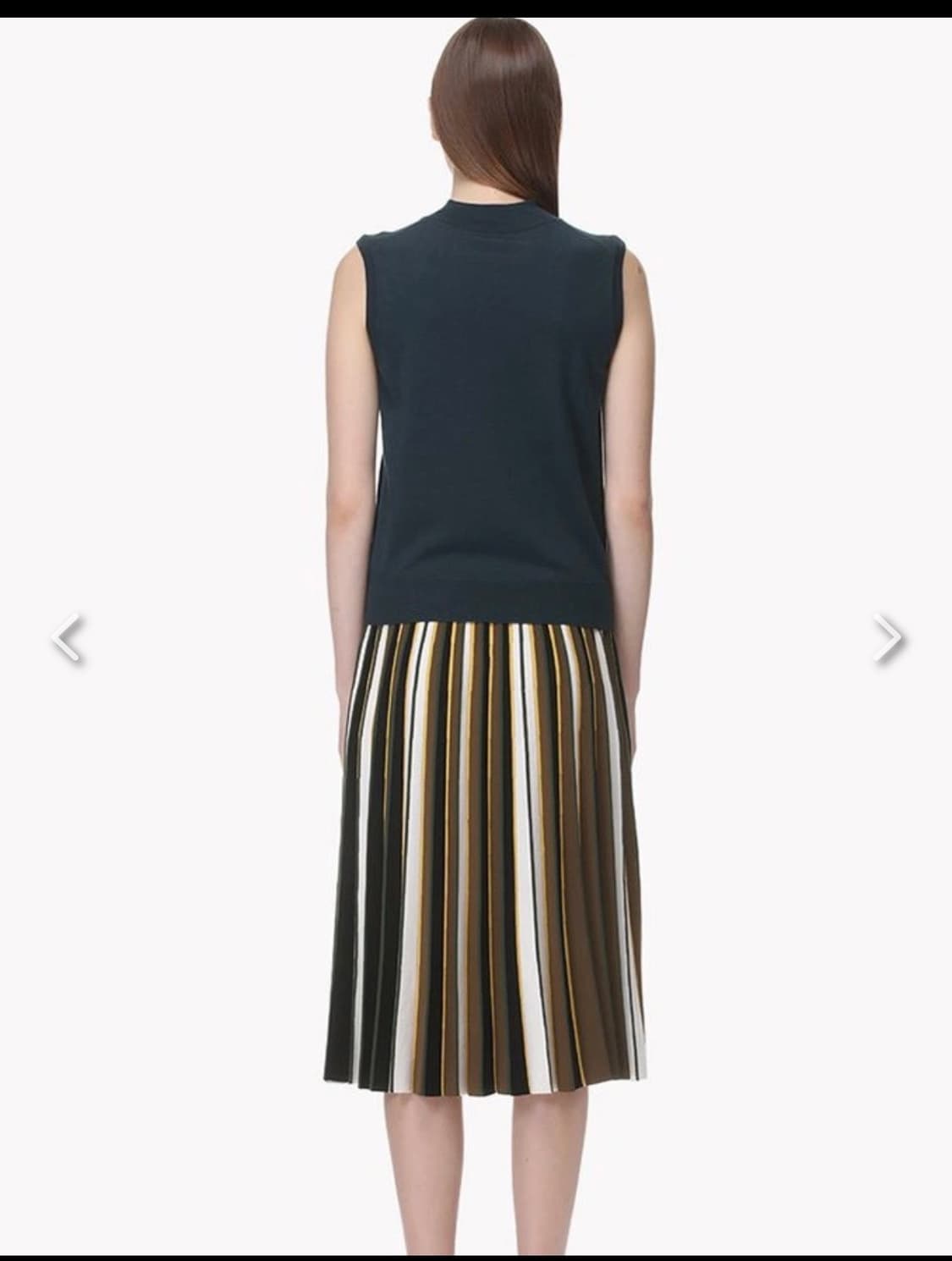 타임 니트 플리츠 스커트 상품이미지3