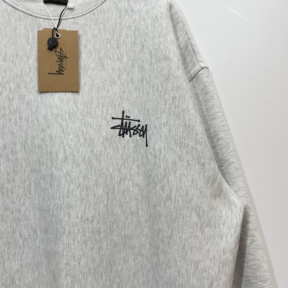 Stussy Essential Ash Crewneck Sweatshirt 상품이미지5