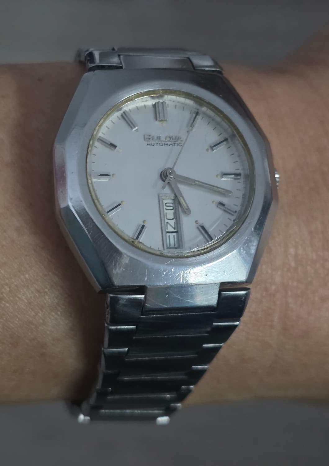 브로바(Bulova) 빈티지 옥타 데이데이트 오토메틱 시계  상품이미지5